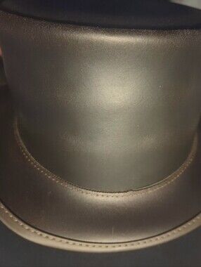 American Hat Makers leather Top Hat EL DORADO.